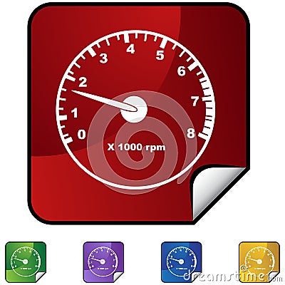 Tachometer Vector Illustration