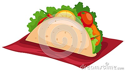 Taco Vector Illustration