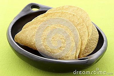 Taco shells Stock Photo