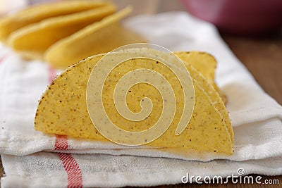 Taco shells Stock Photo