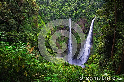 Tad Fan waterfall Stock Photo