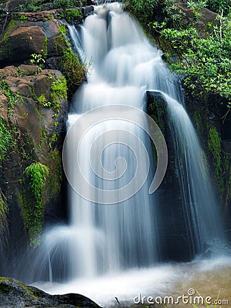 Tad-Pa Suam waterfall Stock Photo