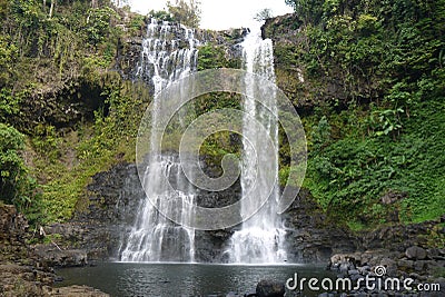 Tad Yuang Waterfall on the Bolaven Plateau, Laos Stock Photo