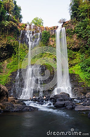 Tad Yueang great waterfall Stock Photo