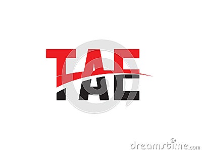 TAE Letter Initial Logo Design Vector Illustration Vector Illustration