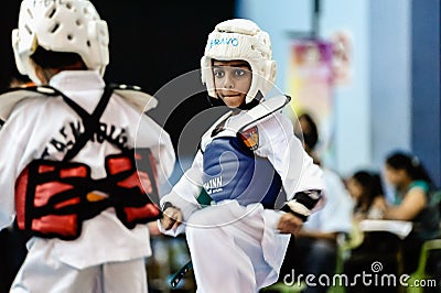 Taekwondo Tournament Editorial Stock Photo