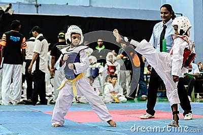 Taekwondo Tournament Editorial Stock Photo