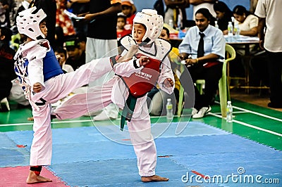 Taekwondo Tournament Editorial Stock Photo