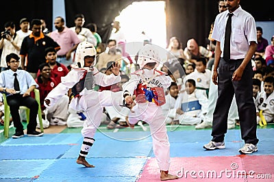 Taekwondo Tournament Editorial Stock Photo