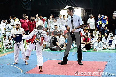 Taekwondo Tournament Editorial Stock Photo