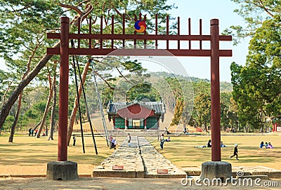 Taereung, Royal Tomb Editorial Stock Photo