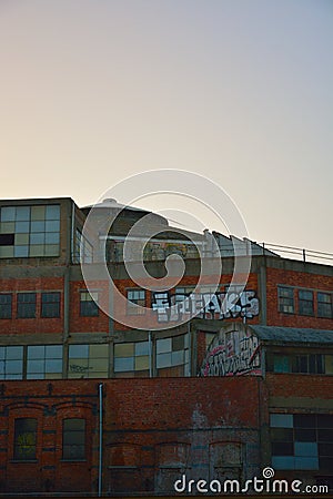 Tag: freaks at nightfall on a abandoned building Editorial Stock Photo