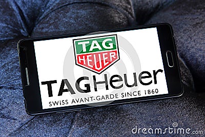 Tag heuer logo Editorial Stock Photo