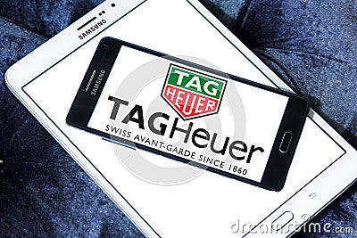 Tag heuer logo Editorial Stock Photo