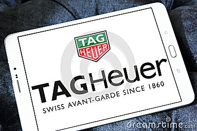 Tag heuer logo Editorial Stock Photo