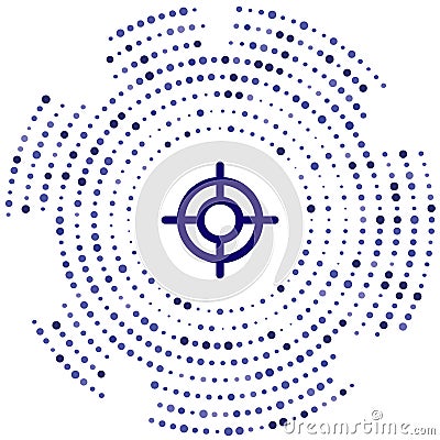 taget vector icon. taget editable stroke. taget linear symbol for use on web and mobile apps, logo, print media. Thin line Vector Illustration