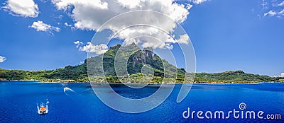 Tahiti beach Stock Photo