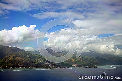 Tahiti Island Stock Photo