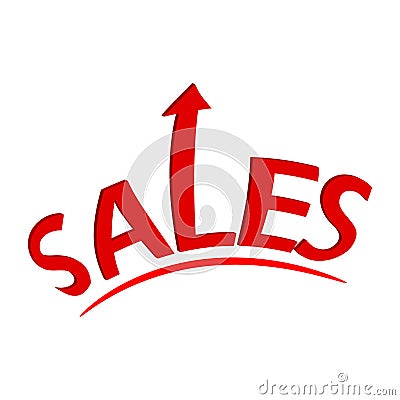 Sales rising stock illustration business Vector Illustration