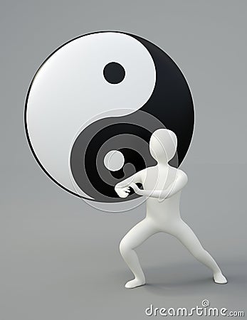 Tai Chi master Stock Photo