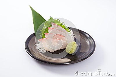 Tai (Sea bream) Sashimi Stock Photo