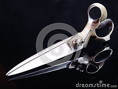 Tailor scissors Stock Photo
