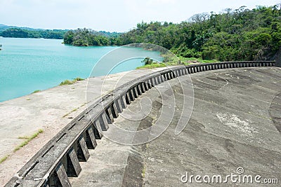 Hatta Yoichi Memorial Park at Wusanto Reservoir scenic area in Guantian District, Tainan, Taiwan. Stock Photo