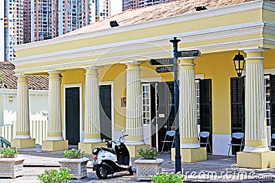 Taipa Heritage Building, Macau, China Editorial Stock Photo