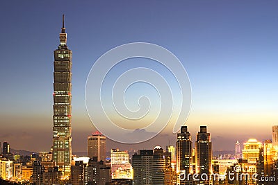 Taipei 101 Stock Photo