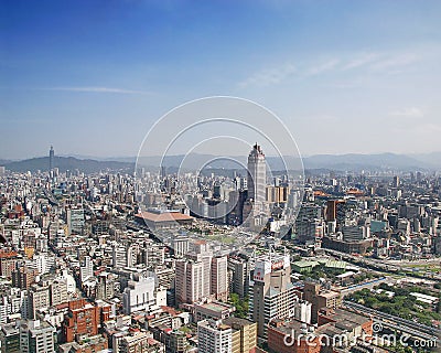 Taipei Basin Editorial Stock Photo