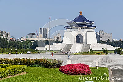 Chiang Kai shek Memorial Hall in Taipei of Taiwan Editorial Stock Photo