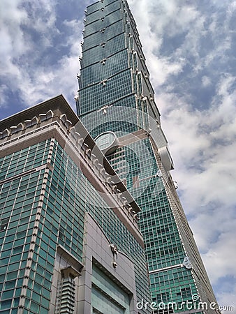 Taipei Tower 101 Editorial Stock Photo