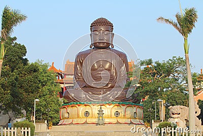 Taiwan : Eight Trigram Mountains Buddha Stock Photo