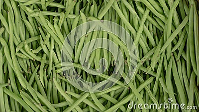 The Taiwan green beans vegetable at food market Stock Photo