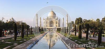 Taj Mahad in Agra, India Editorial Stock Photo