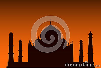 Taj Mahal Stock Photo