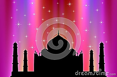 Taj Mahal ! Stock Photo