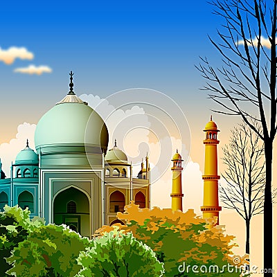 Taj Mahal, agra, India Stock Photo