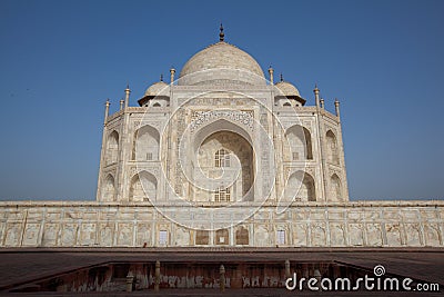 Taj Mahal Agra in India Editorial Stock Photo