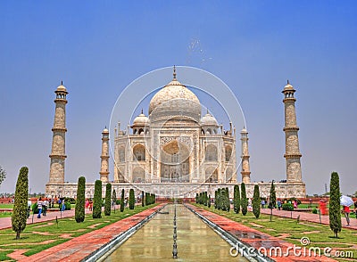 Taj Mahal, Agra, India Editorial Stock Photo