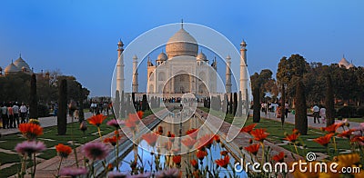 Taj Mahal - Agra, India Editorial Stock Photo