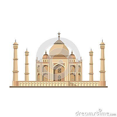 Taj Mahal Agra India travel tourism Stock Photo