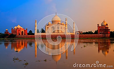 Taj Mahal, Agra, India Stock Photo