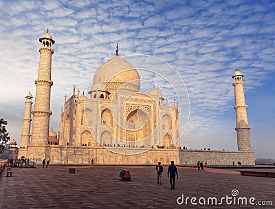 Taj Mahal eastern view, Agra, Uttar Pradesh, India Editorial Stock Photo