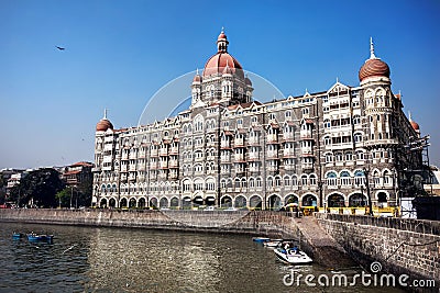 Taj Mahal hotel in Mumbai Stock Photo