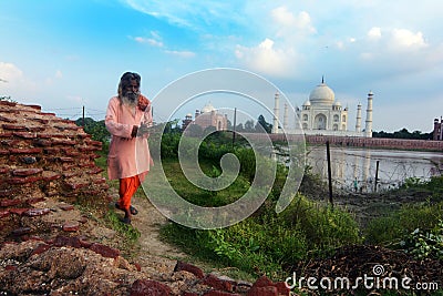 Taj Mahal Editorial Stock Photo