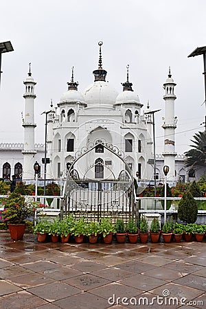Taj Mahal replica, Tomb of Princess Asiya Begum, daughter of King Mohammad Ali Shah Bahadur at Chota Imambara Stock Photo