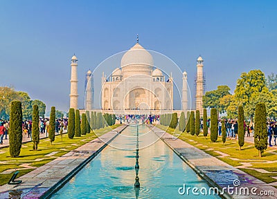 Eternal Symbol of Love - Taj Mahal Editorial Stock Photo