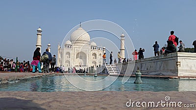 Taj Mahal view Editorial Stock Photo