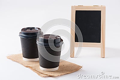 Take away coffee cup Stock Photo